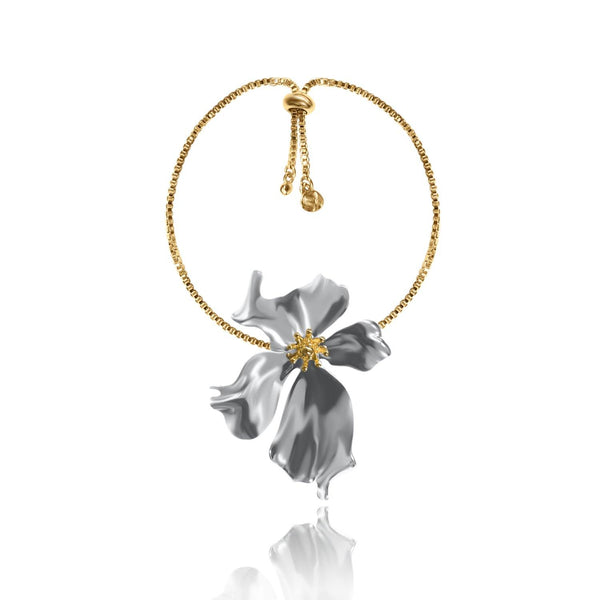 Las Flores Orchids Bracelet - Euro Sparkles